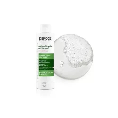 Vichy Dercos Anti-Dandruff Sensitive Scalp Shampoo 6.7oz/ 200ml